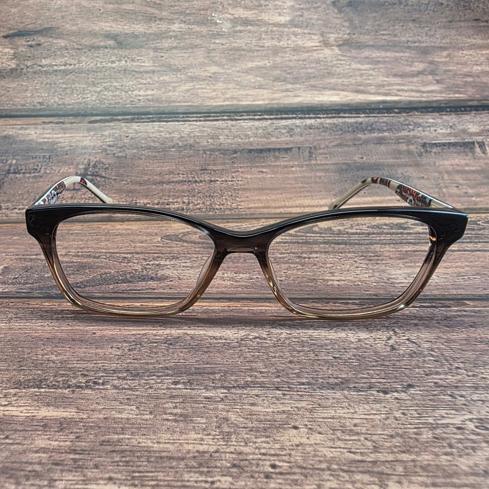 Vera Bradley Grace Desert Floral DSF Brown Ombre Eyeglass Frames 53-15-135